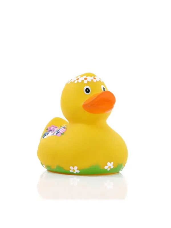 squeaky duck, flower design