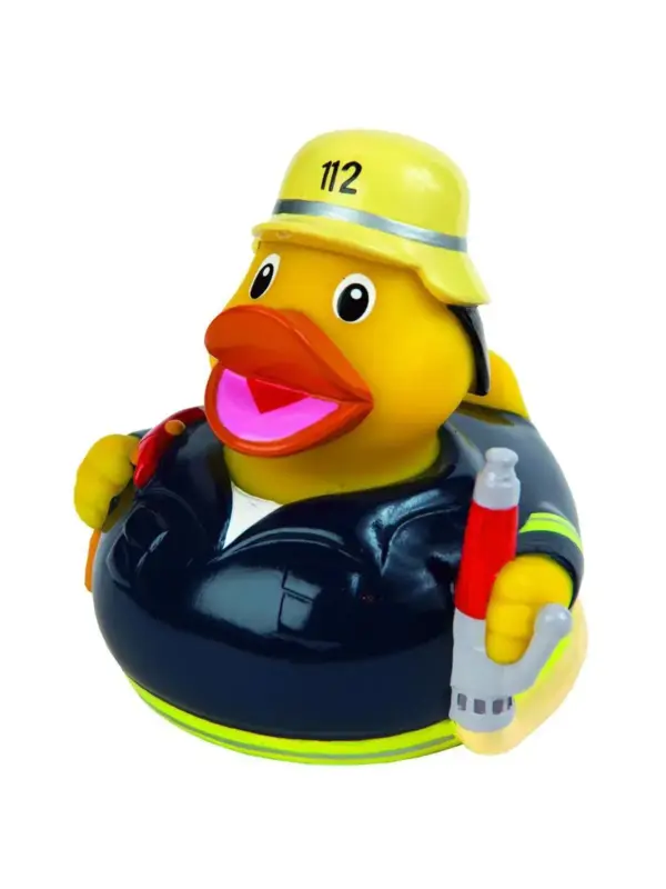 squeaky duck, firefighter