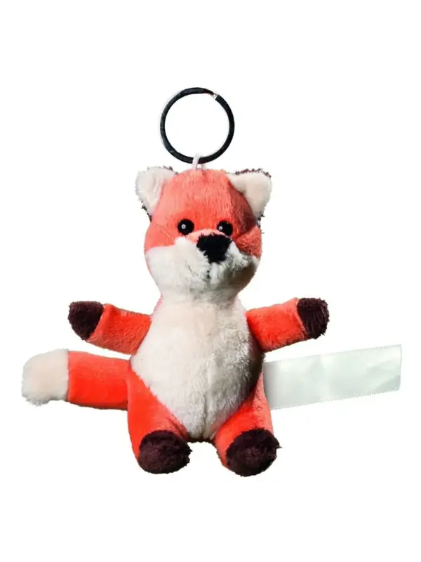 plush fox with keychain