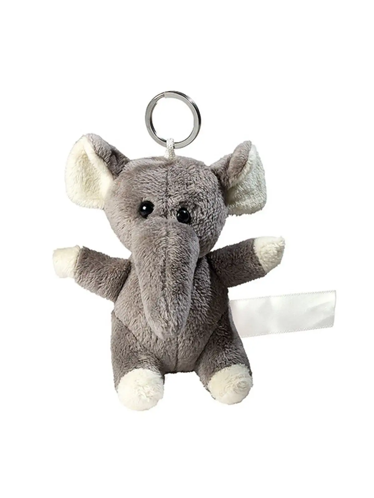 plush elephant with keychain plush elephant with keychain
