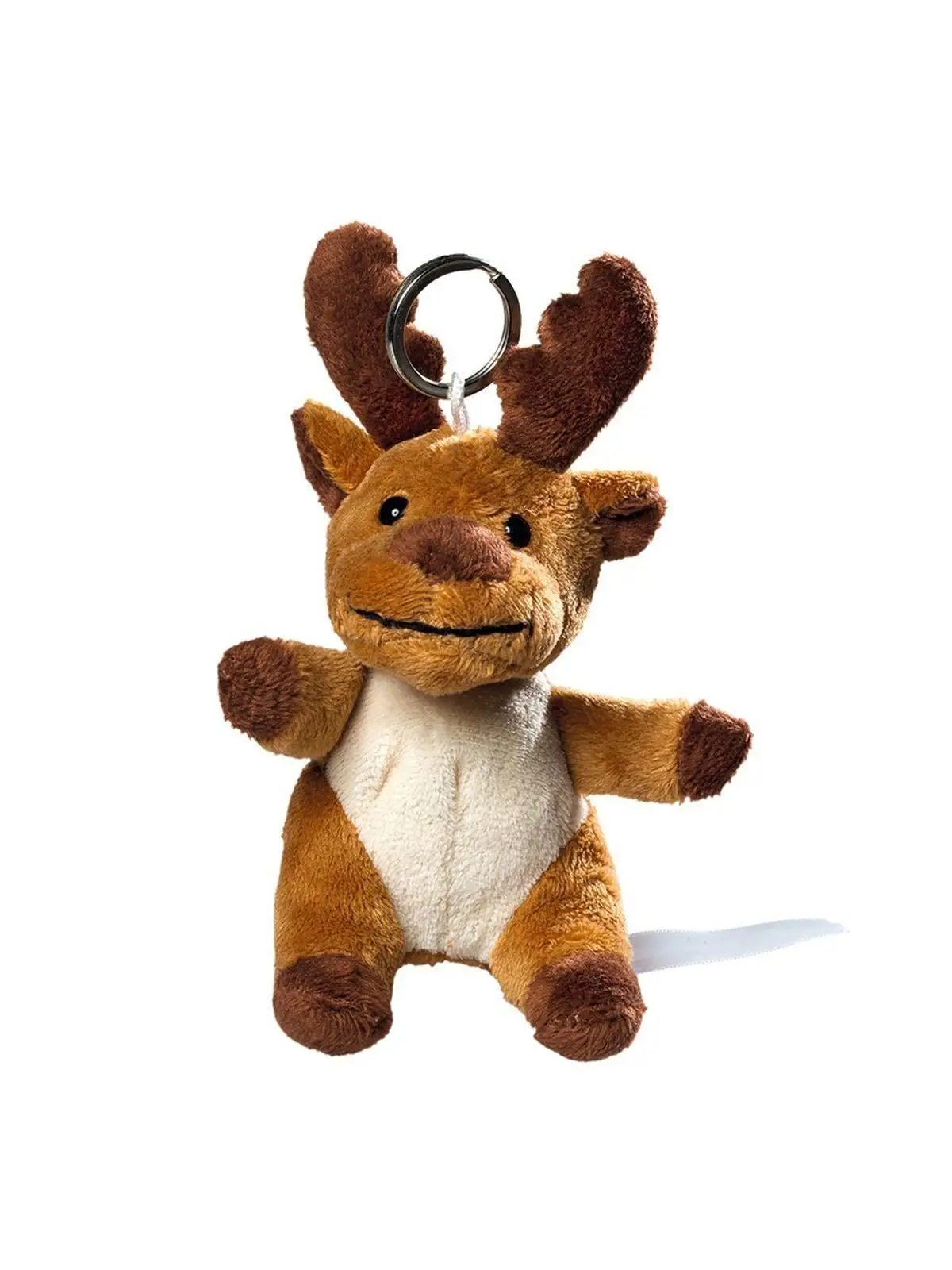 plush moose with keychain plush moose with keychain