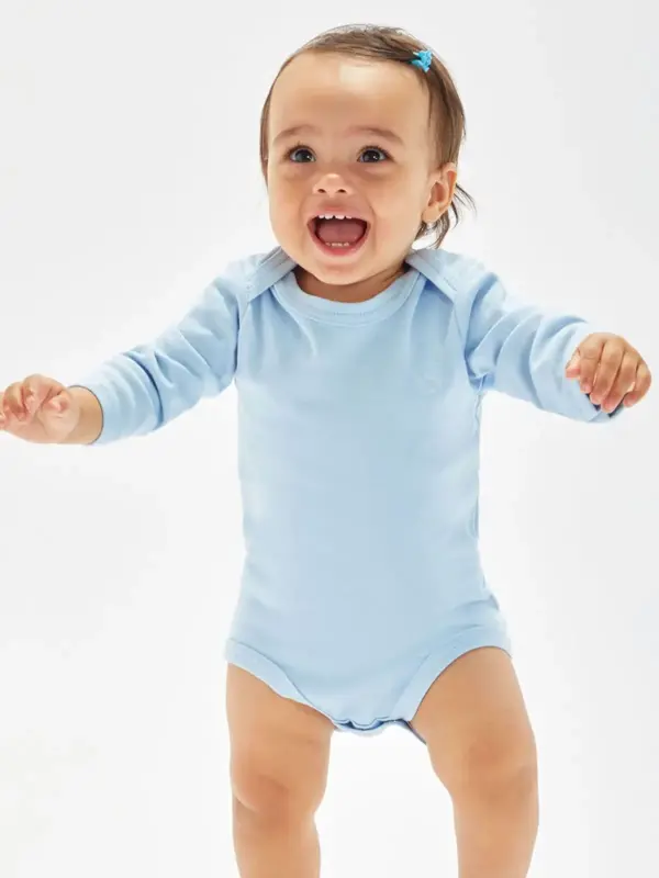 organic baby long sleeve bodysuit