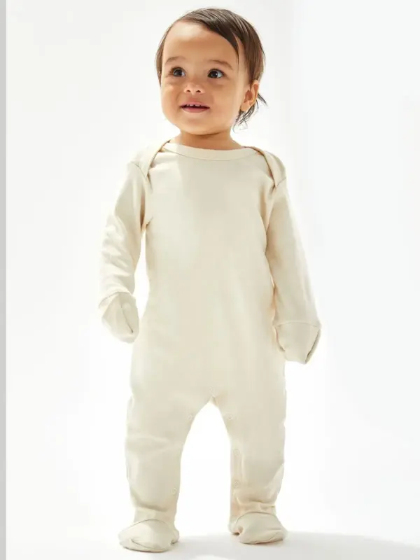baby organic envelope sleepsuit