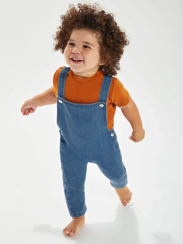 baby rocks denim dungarees