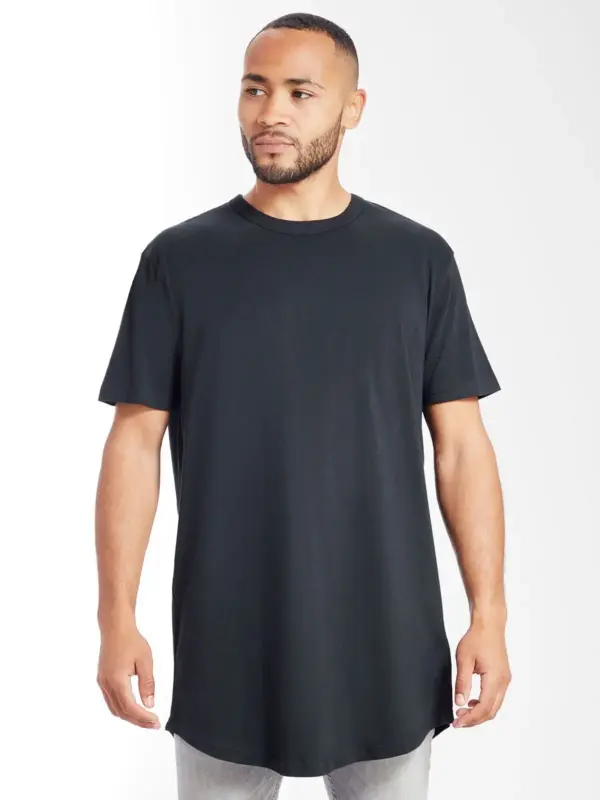 men’s organic longer length t