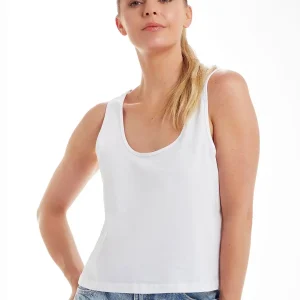 women’sâ organic crop vest