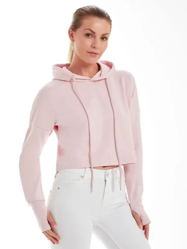 cropped hoodie