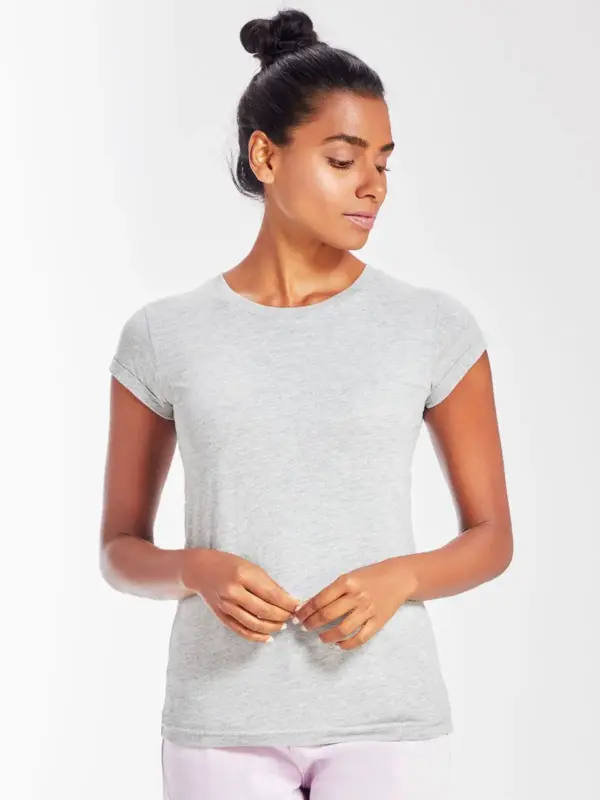 women’s roll sleeve t