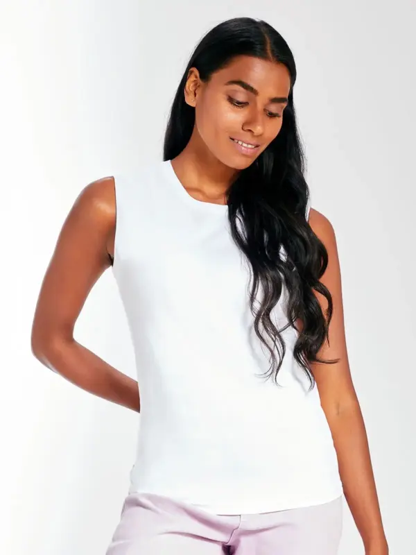 women’s organic raw tank t