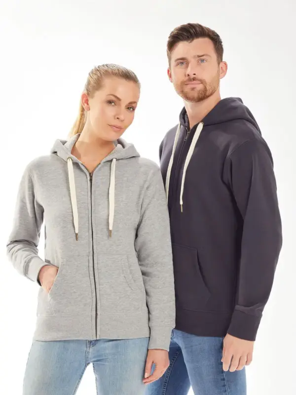 men’s superstar zip through hoodie