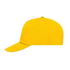 5 panel promo cap lightly laminated