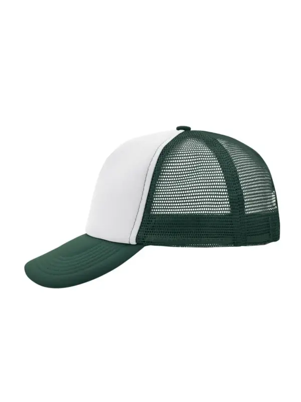 5 panel polyester mesh cap