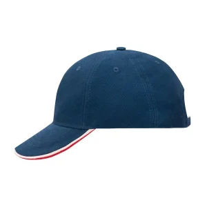 6 panel double sandwich cap