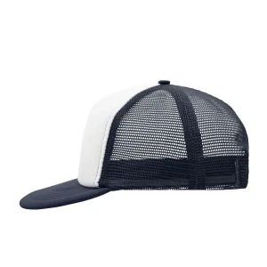 5 panel flat peak cap
