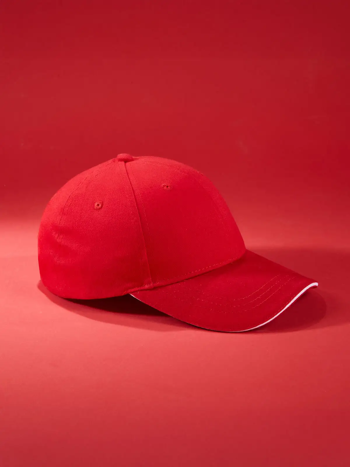 6 panel sandwich cap with brushed surface 6 panel sandwich cap with brushed surface