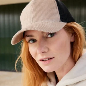 panel corduroy mesh cap ocs standard