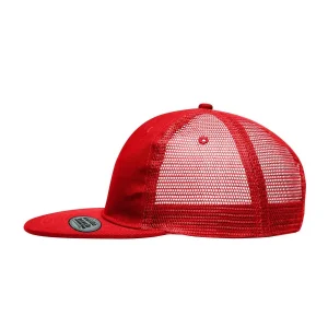 6 panel flat peak cap