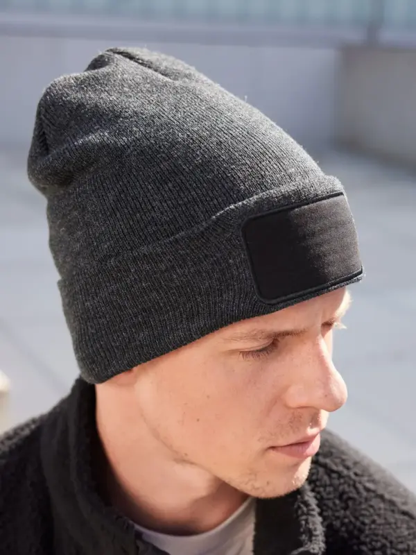 beanie with patch – thinsulate