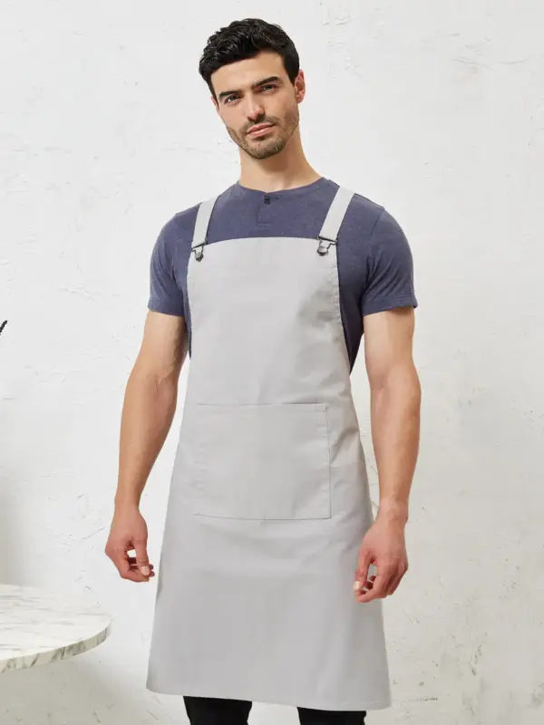 cross back barista bib apron