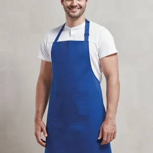 colours bib apron with pocket