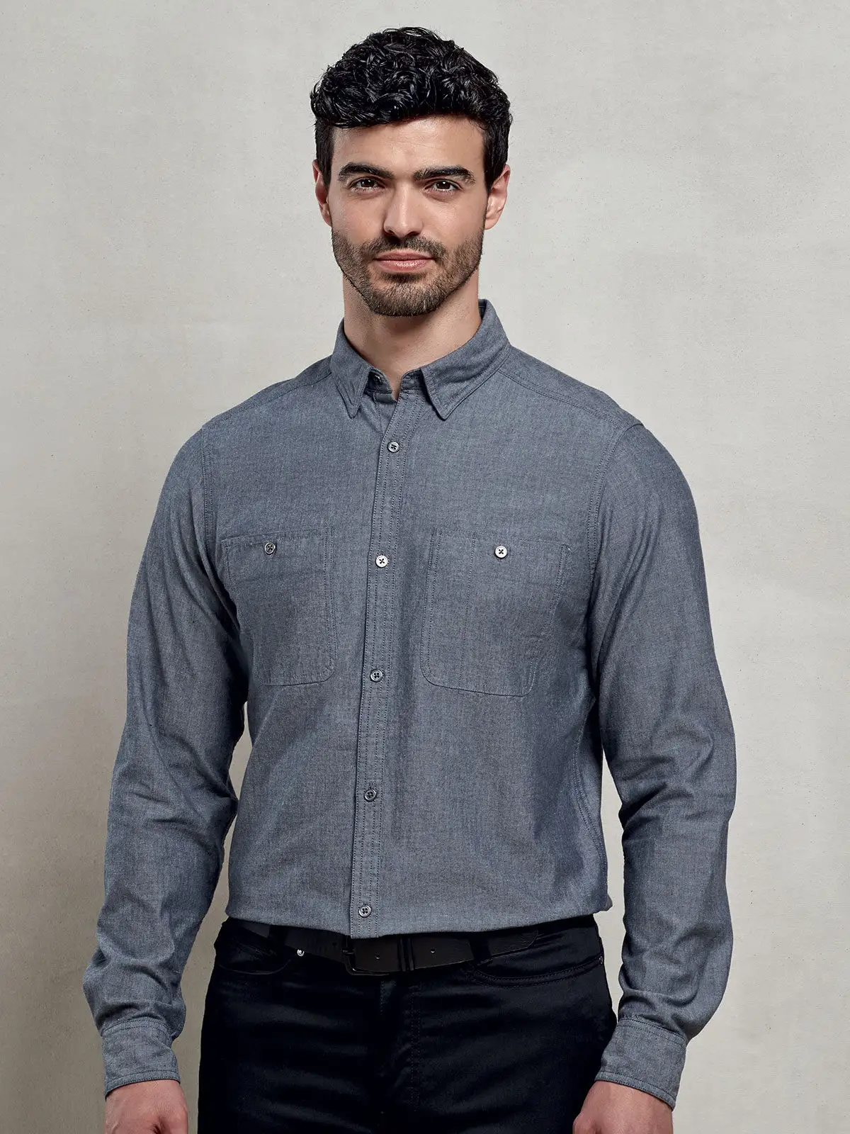 men’s organic chambray fairtrade shirt men’s organic chambray fairtrade shirt