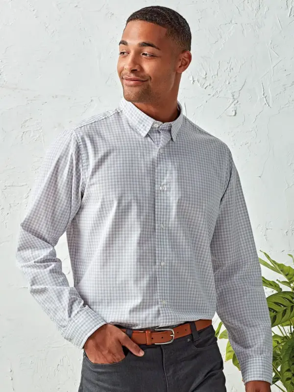 âmaxton’ check – men’s long sleeve shirt