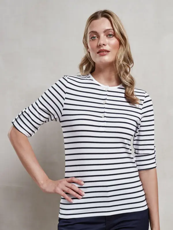 women’s long john roll sleeve tee