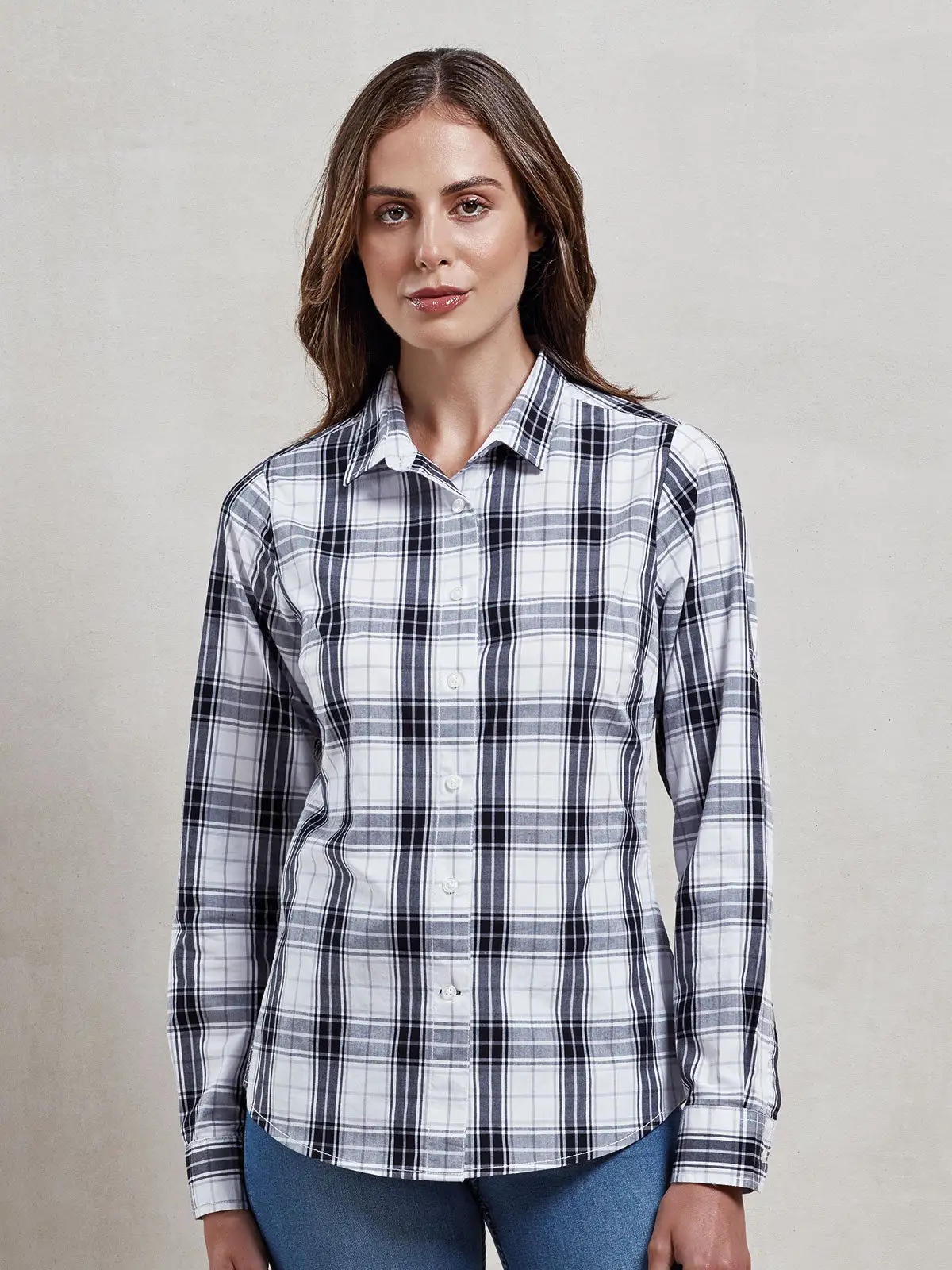 ladies’ lsl ‘ginmill’ check cotton bar shirt ladies’ lsl ‘ginmill’ check cotton bar shirt