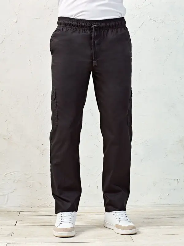 âessential’ chef’s cargo pocket trousers