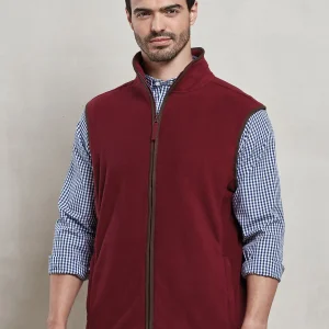 men’s ‘artisan’ fleece gilet