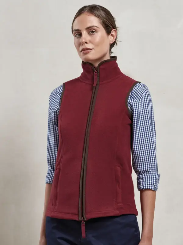women’s ‘artisan’ fleece gilet