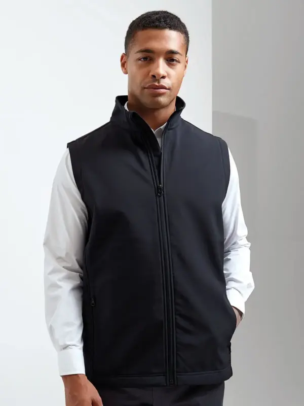 men’s windchecker printable & recycled softshell gilet