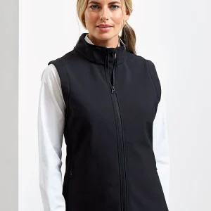 women’s windchecker printable & recycled softshell gilet