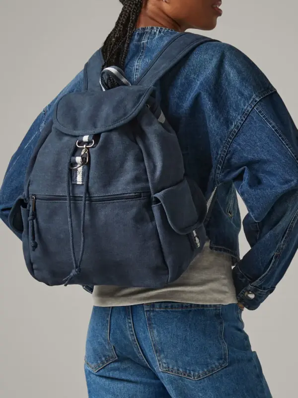 vintage canvas backpack