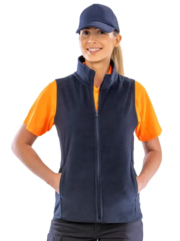 micro fleece gilet