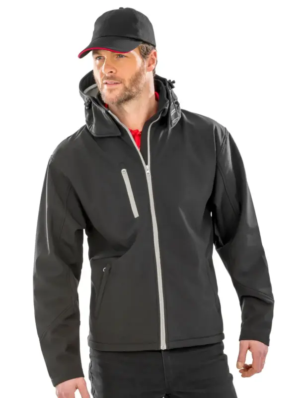 tx performance hooded softshell jacket