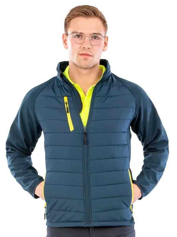 black compass padded softshell