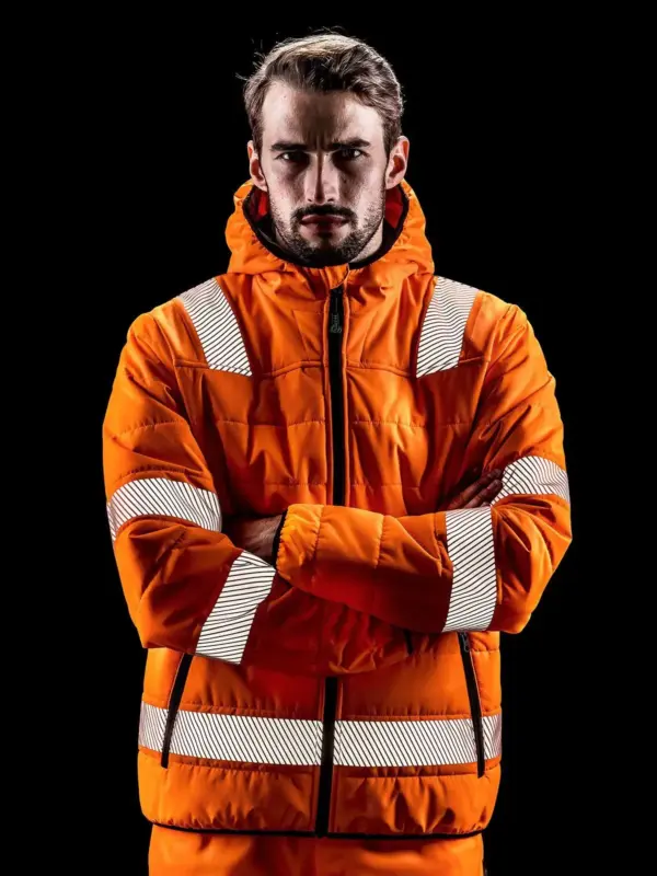 recycled ripstop padded safety jacket