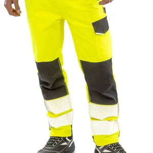 recycled dynamic stretch safety trouser