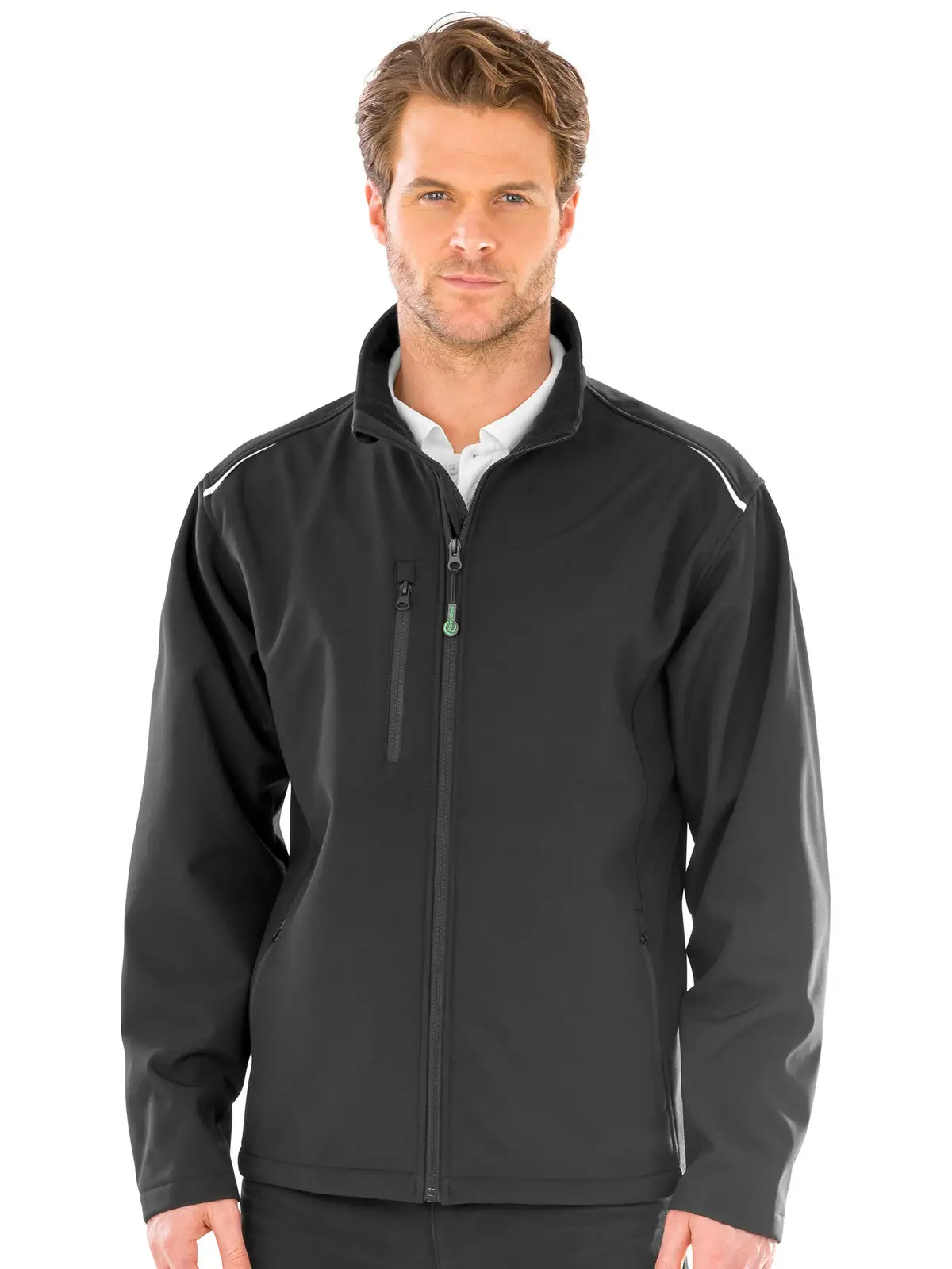 recycled 3 layer printable softshell jacket recycled 3 layer printable softshell jacket
