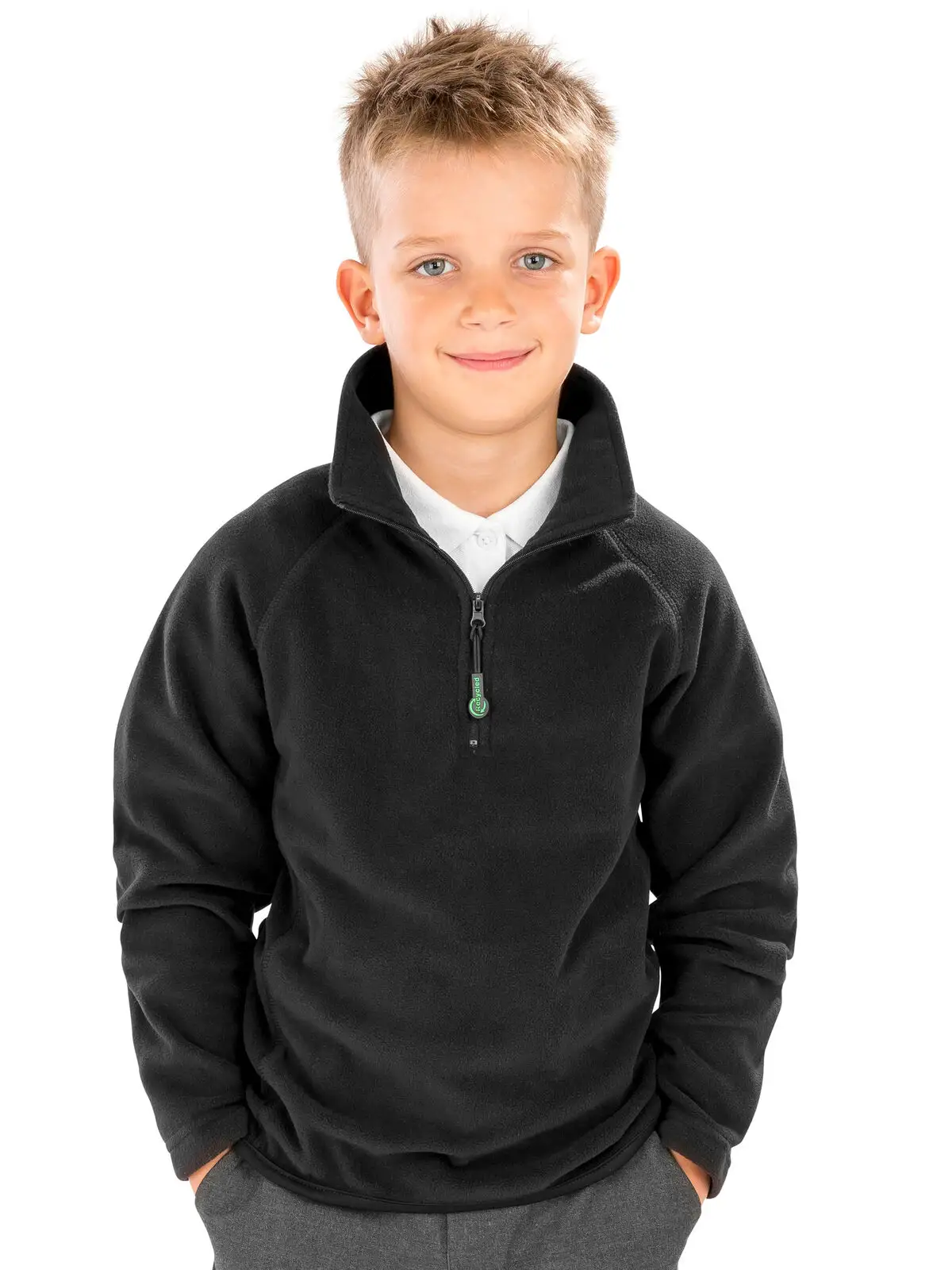 junior recycled microfleece top junior recycled microfleece top