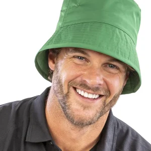 recycled bound edge bucket hat
