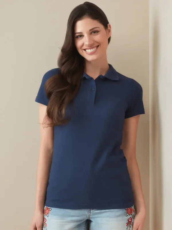 polo da donna maniche corte