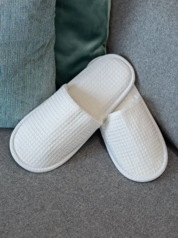waffle mule slippers