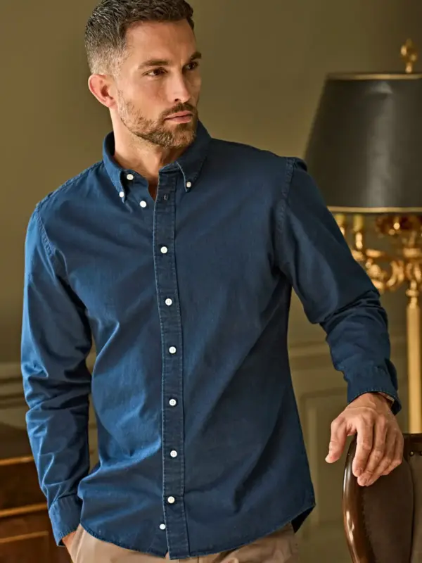 casual twill shirt