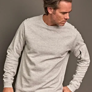athletic crew neck sweat