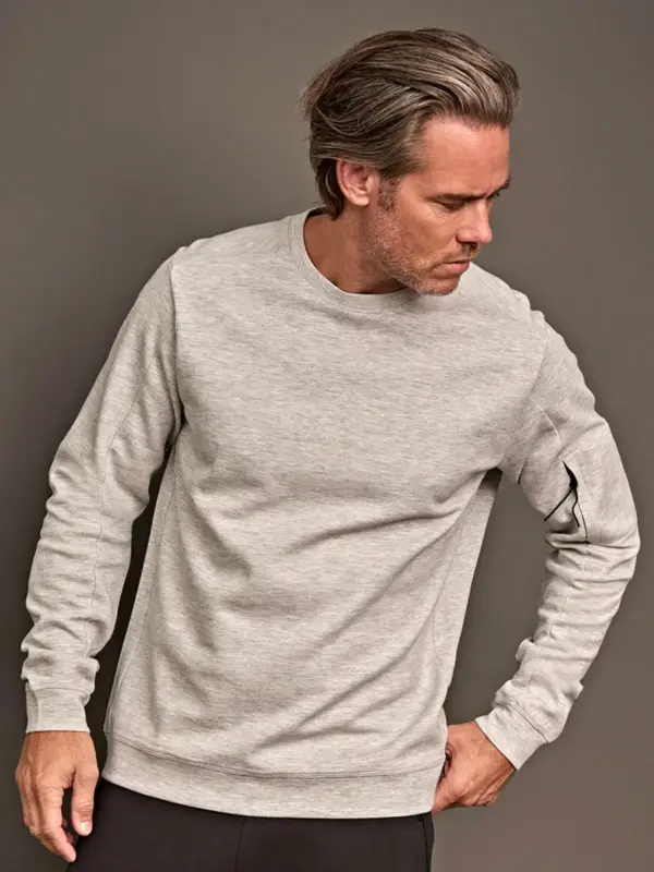 athletic crew neck sweat
