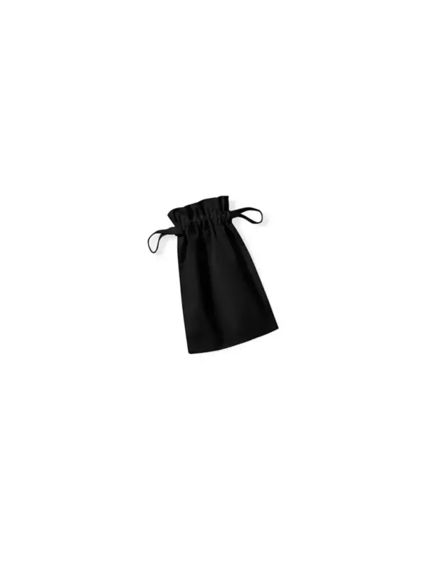 organic cotton draw cord bag