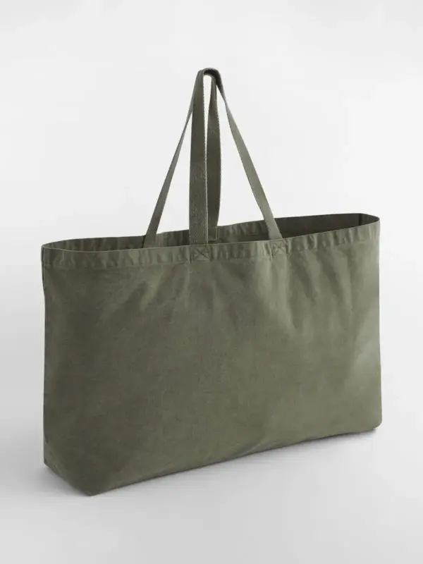 borsa tote oversize tinta in capo
