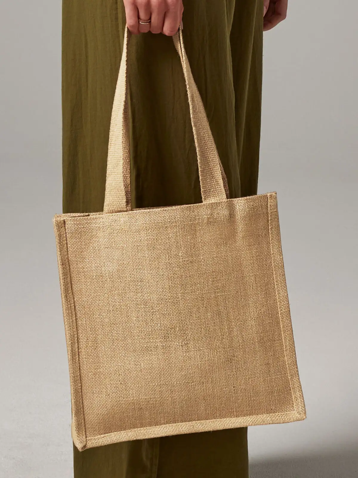 jute compact tote jute compact tote